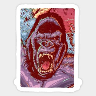 Wild Gorilla Sticker